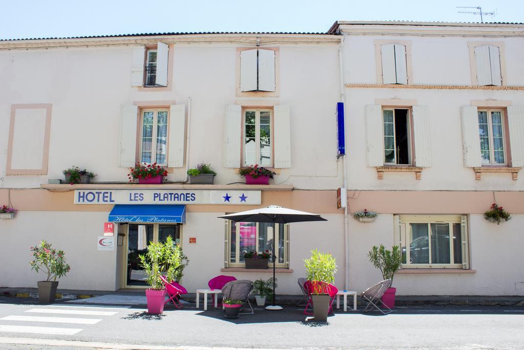Contact Hotel Les Platanes Villeneuve Sur Lot Centre Eksteriør billede